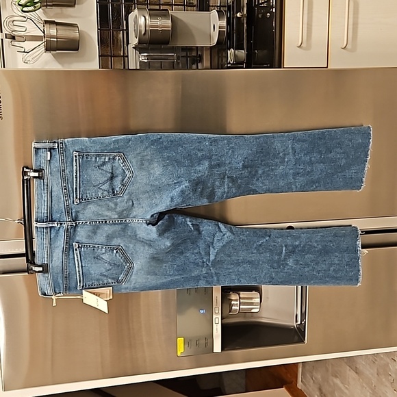 💕MOTHER💕 The Insider Crop Step Fray Jeans ~ Juicin' 34 NWT - Picture 11 of 16
